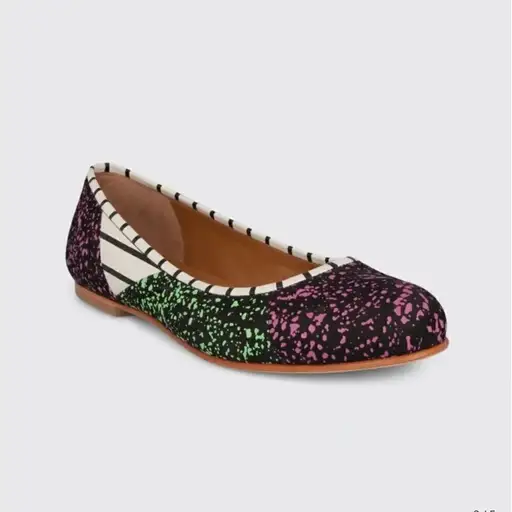 Bernhard Willhelm X Camper Womens 7.5 Patchwork Ballerina Flat
