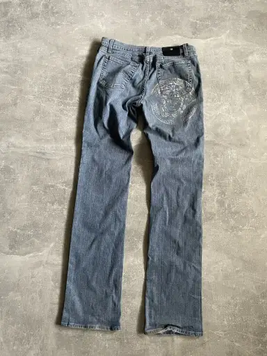 Vintage Versace Jeans Couture Faded Denim Jeans jellyfish