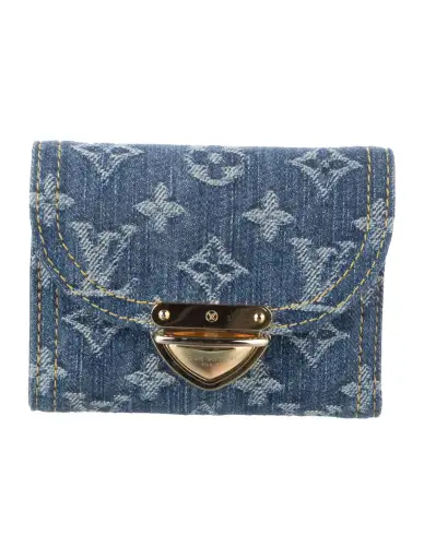 LV Monogram Monogram Denim Victorine Wallet