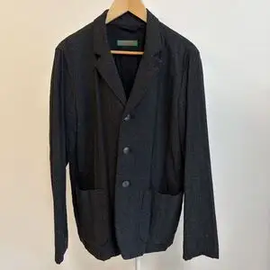 CASEY CASEY ケーシーケーシー ジャケット チャコールグレーSサイズ