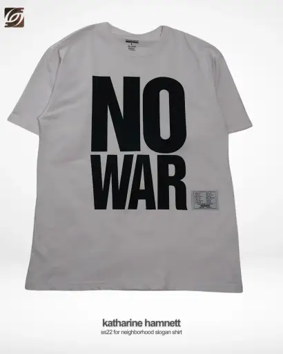 Katharine Hamnett SS22 Neighborhood No Wars Oversized Shirt