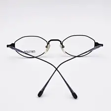 Matsuda 10110 BK  RARE Vintage Hexagonal Eyeglasses - Japanese Craftsmanship!