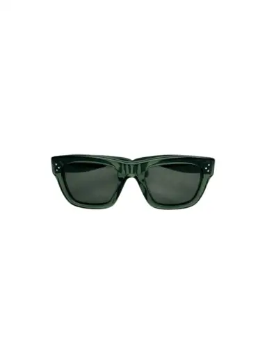 Celine Acetate Sunglasses 'Green' One Size Pre-Owned