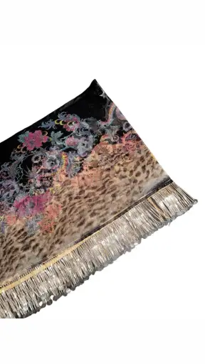 Roberto Cavalli SS2000 Mesh Beaded Skirt