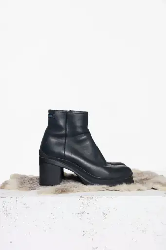 Prada Black Leather Boots
