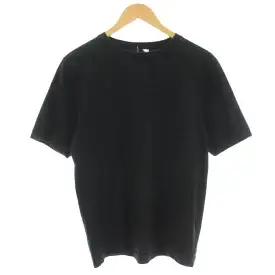 【中古】エイトン ATON Tシャツ 半袖 無地 04 黒 ブラック /☆G メンズ 【ベクトル 古着】 260910