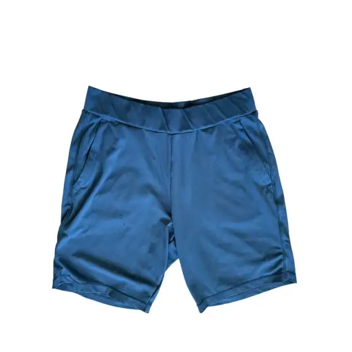 32 Degrees Cool Mens Athletic Shorts Medium Blue Gym Pockets