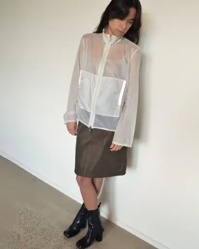 SS99 TRANSLUCENT NYLON JACKET