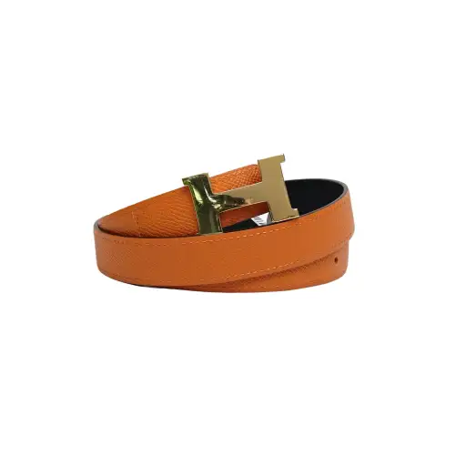 HERMES H buckle reversible belt 24mm