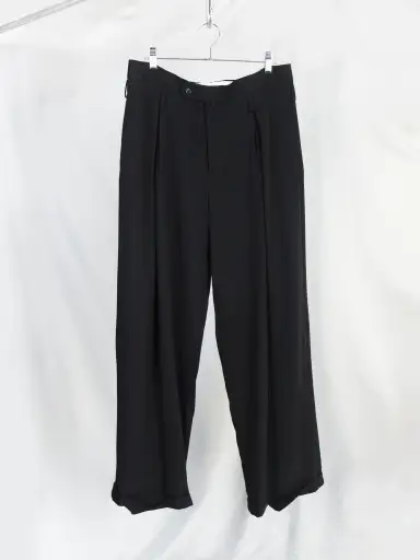 Soshiotsuki SS26 Nested Double Pleat Trousers