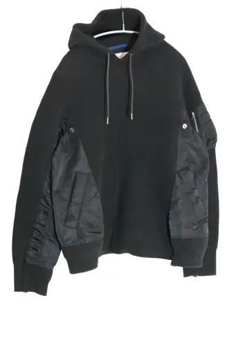 sacai Sponge Hoodie – Hybrid Design (Size 2)