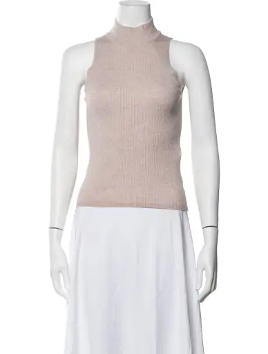 Cashmere Mock Neck Top w/ Tags