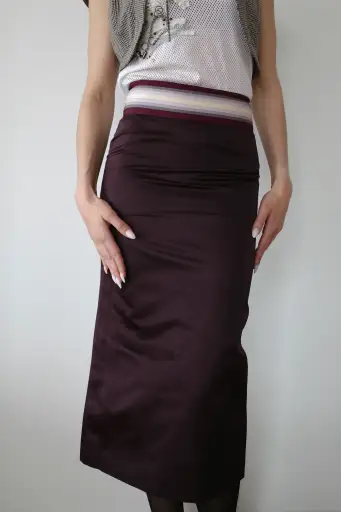 CHLOÉ FW 2002 PHEOBE PHILO SILK SKIRT