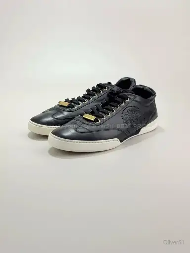 Versace Medusa Black Skate Sneakers Luxury BFAJBCD357