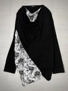 "Xfrm"floral draped l/s