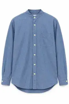 nonnative バンドカラーシャツ ブルー