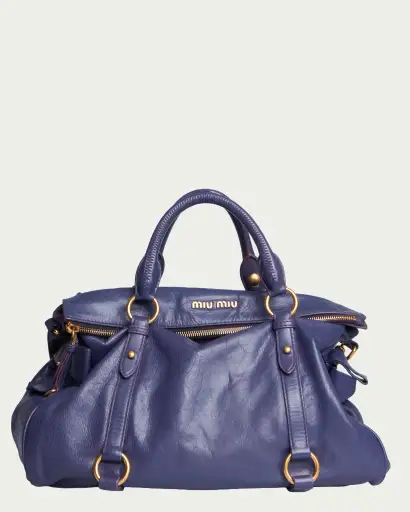 Miu Miu Vitello Lux Bow