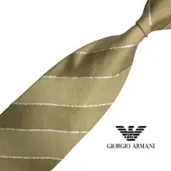 Giorgio Armani ストライプ柄 高級ネクタイ アルマーニ mn209