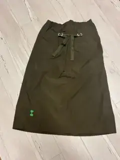 ファイナルホーム　ナイロンスカート　M　カーキ　アーカイブ