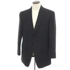 【中古】ジーゼニア Z Zegna ウール 2つボタン テーラードジャケット ブラック【サイズ50】【メンズ】