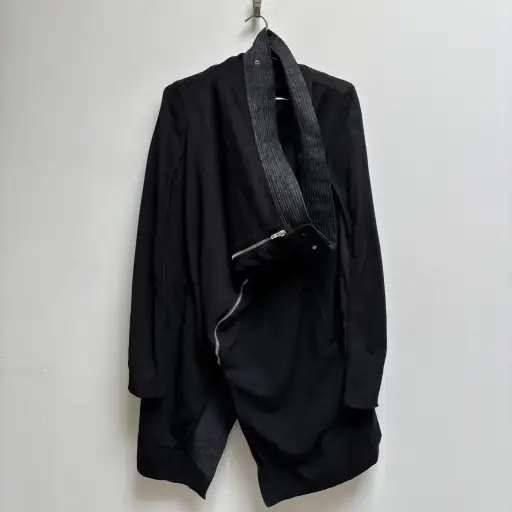 SS15 Rick Owens Asymmetrical Exploder Jacket