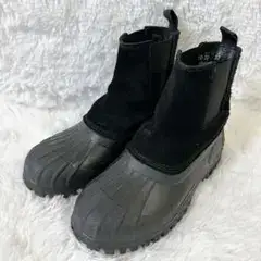 DIEMME サイドゴアブーツ ブラック 37 厚底 スエード ラバー