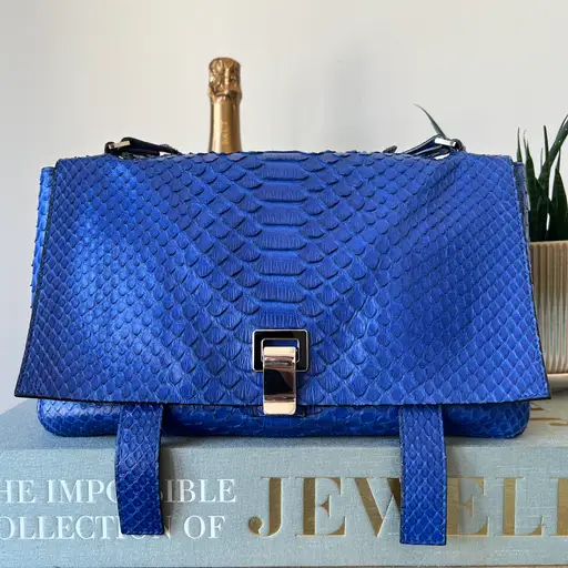 Proenza Schouler Python "PS1 Courier"