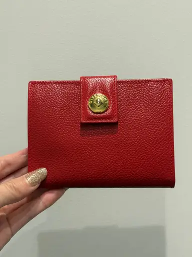 GIVENCHY/ vintage red wallet.