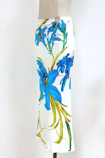 GIANFRANCO FERRE printed long skirt