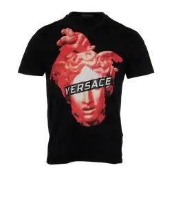 Versace Graphic Medusa T-shirt,Mens,Cotton,Black,S,2*