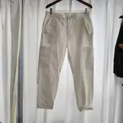 efilevolホワイト カーゴパンツ カジュアル