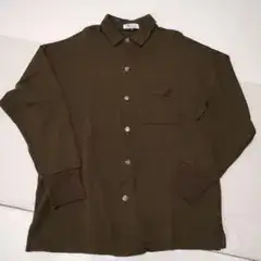 ジュリアーノフジワラ イタリア ニットシャツ カーキ 新品未使用