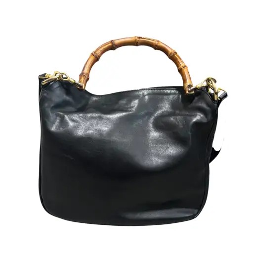 GUCCI Bamboo Leather 2waw hand/ Shoulder Bag