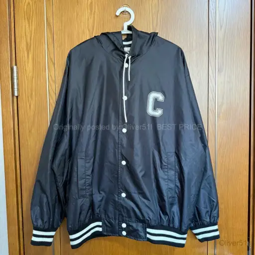 Celine Front & Back Logo Hooded Shell Jacket BFAJNOP519
