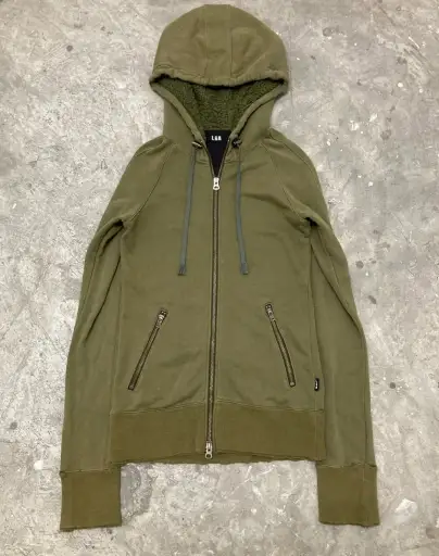 L.G.B ( le grand bleu ) DUB DANCES WITH WOLVES zip up