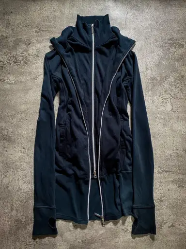 2000s visual kei Style Double Zipper Jacket