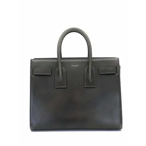 Yves SAINT LAURENT Sac De Jour in Red Velvet Smooth Leather