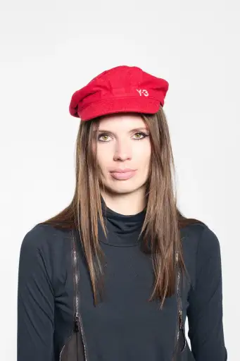 Y-3 Wool Newsboy Cap