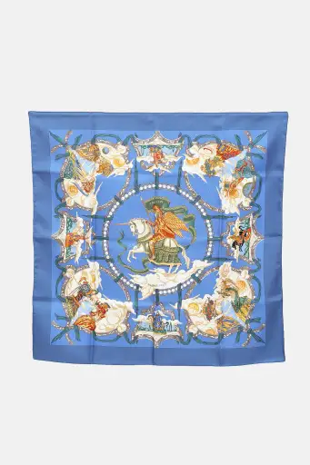 Silk Cavaliers Des Nuages 90 Scarf
