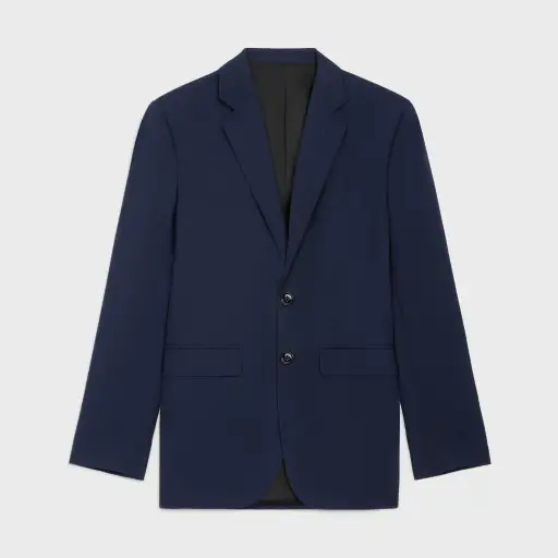 CLASSIC JACKET IN WOOL GABARDINE ink