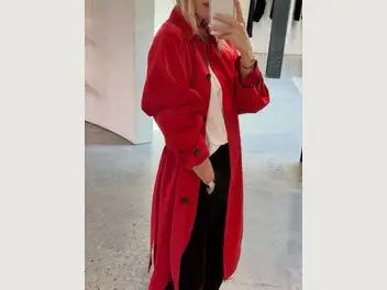 Toteme spring trench - poppy