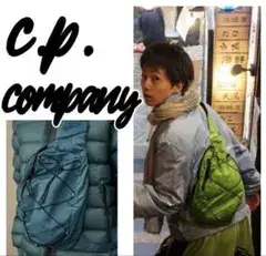 【定価4.3万/あおば着用】C.P.Company ボディ バッグ ブルー