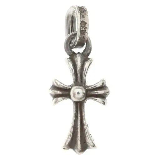 CHROME HEARTS Babyfat Cross Pendant Silver