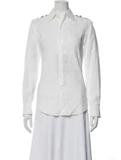 Linen Long Sleeve Blouse