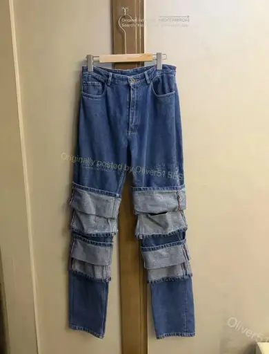 Y/Project multi-layer cuff jeans YYYY1/2609