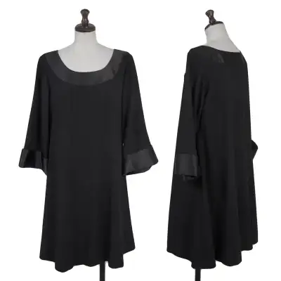 Yves Saint Laurent Switching Design Tunic Black S-M