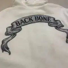 BACKBONE バックボーン ジップアップパーカー ホワイト