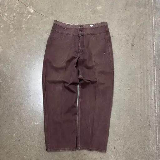 2000s Marithe+François Girbaud Baggy Brown Pants