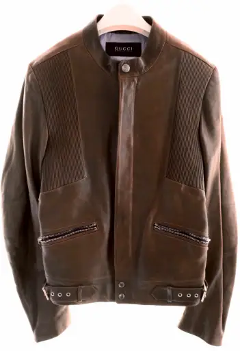 Gucci by Tom Ford SS2004 Western ‘Belted’ Biker Leather Jacket
