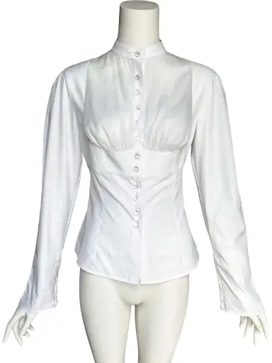 Alexander McQueen 2004 White Harness Shirt